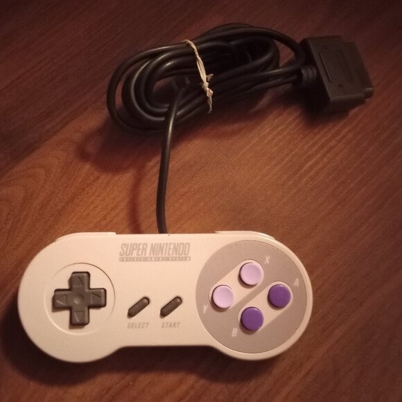 Nintendo SNES OEM Controller {Cleaned and Working} (Used) - Picture 3 of 13